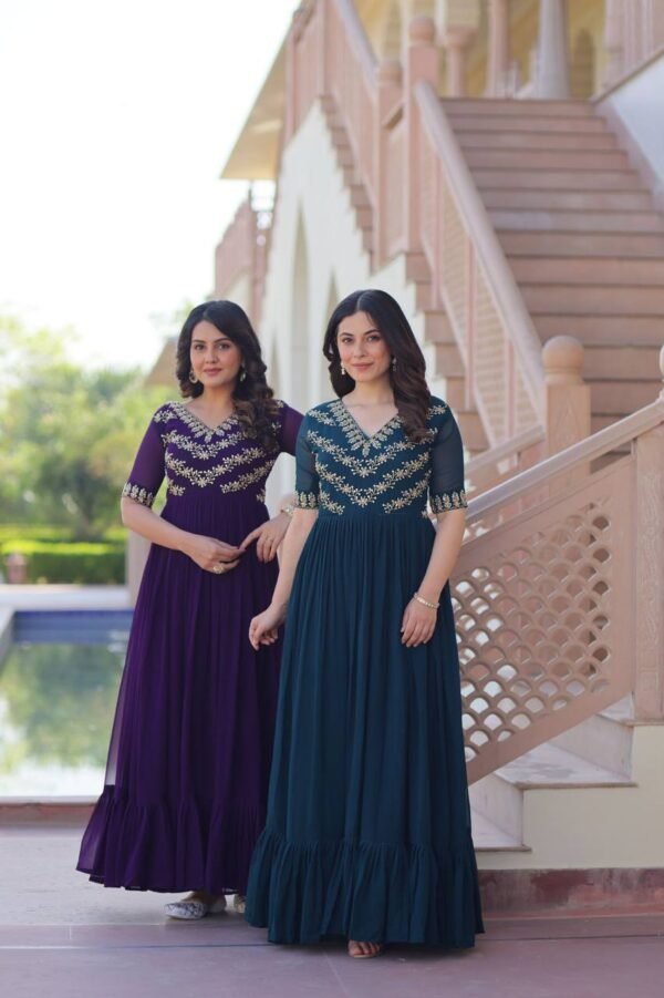 PREMIUM READYMADE DESIGNER GOWN COLLECTIONS (2 Colors)