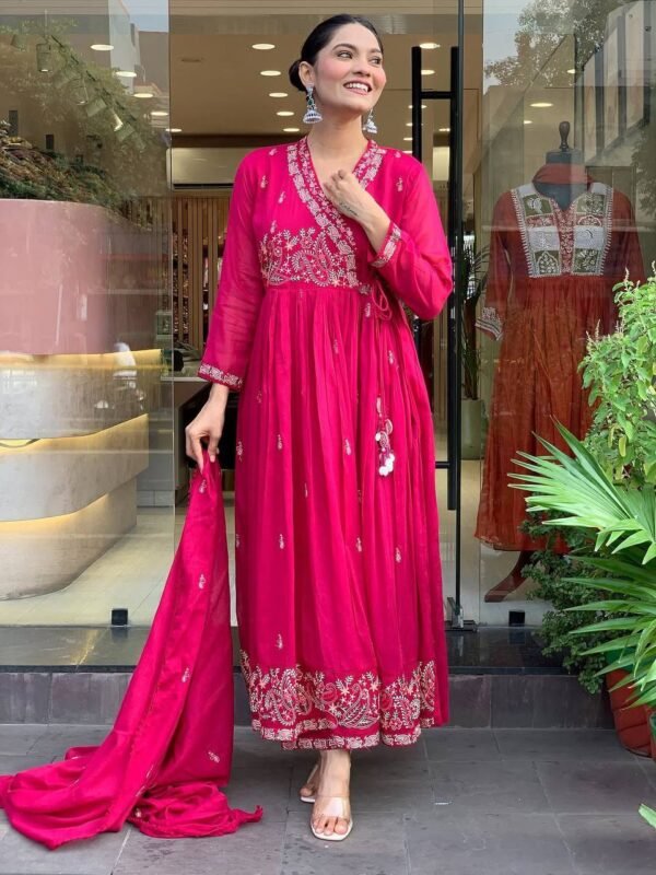 Festive Collection Suit Set in Embroidery Sequence Work