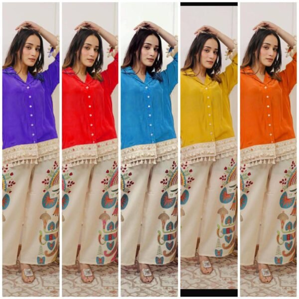 NEW ARRIVALS in 5 COLOUR with Top and Palazzo Set