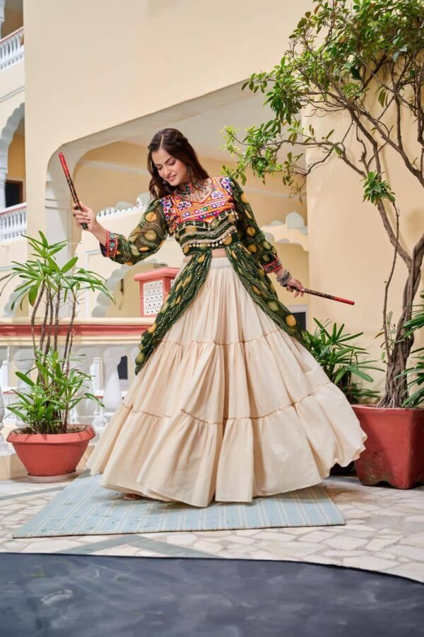 Real Modeling Product Launching Gamathi Work Lehenga choli (2 Colors)