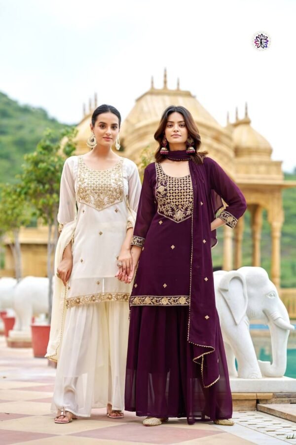 Diwali 2025 PAIR OF TOP-BOTTOM & DUPATTA Sets ( 2 Colors)