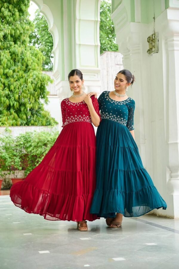 PREMIUM DESIGNER READYMADE GOWN COLLECTIONS (2 colors)